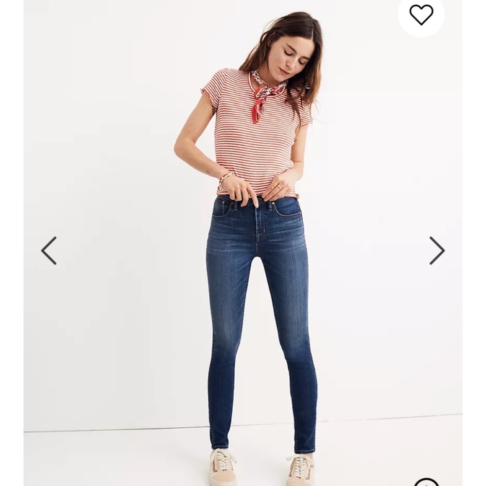 Madewell 10 in High Rise Skinny Jean